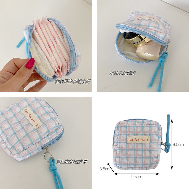 Cute Aunt Sanitary Napkin Storage Bag, Girly Portable Sanitary Napkin Storage Pouch, Small Mini Menstrual Bag, Makeup Bag For Women - Image 5